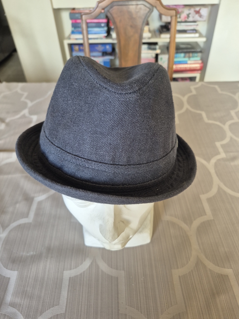 Dark Gray Fedora Hat - Classic Lightweight Style
